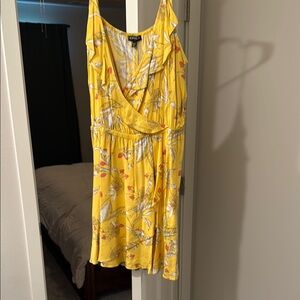 Express Yellow Floral Dress